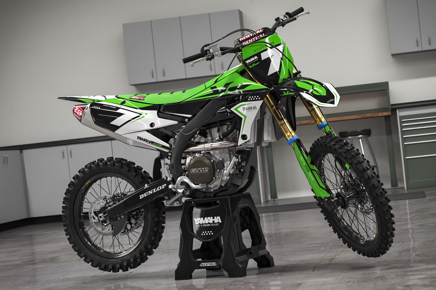 Yamaha Katana Graphics Kit - YZ65 YZ85 YZ125 YZ250 YZF YZ250F YZ450F WR 250F 450F