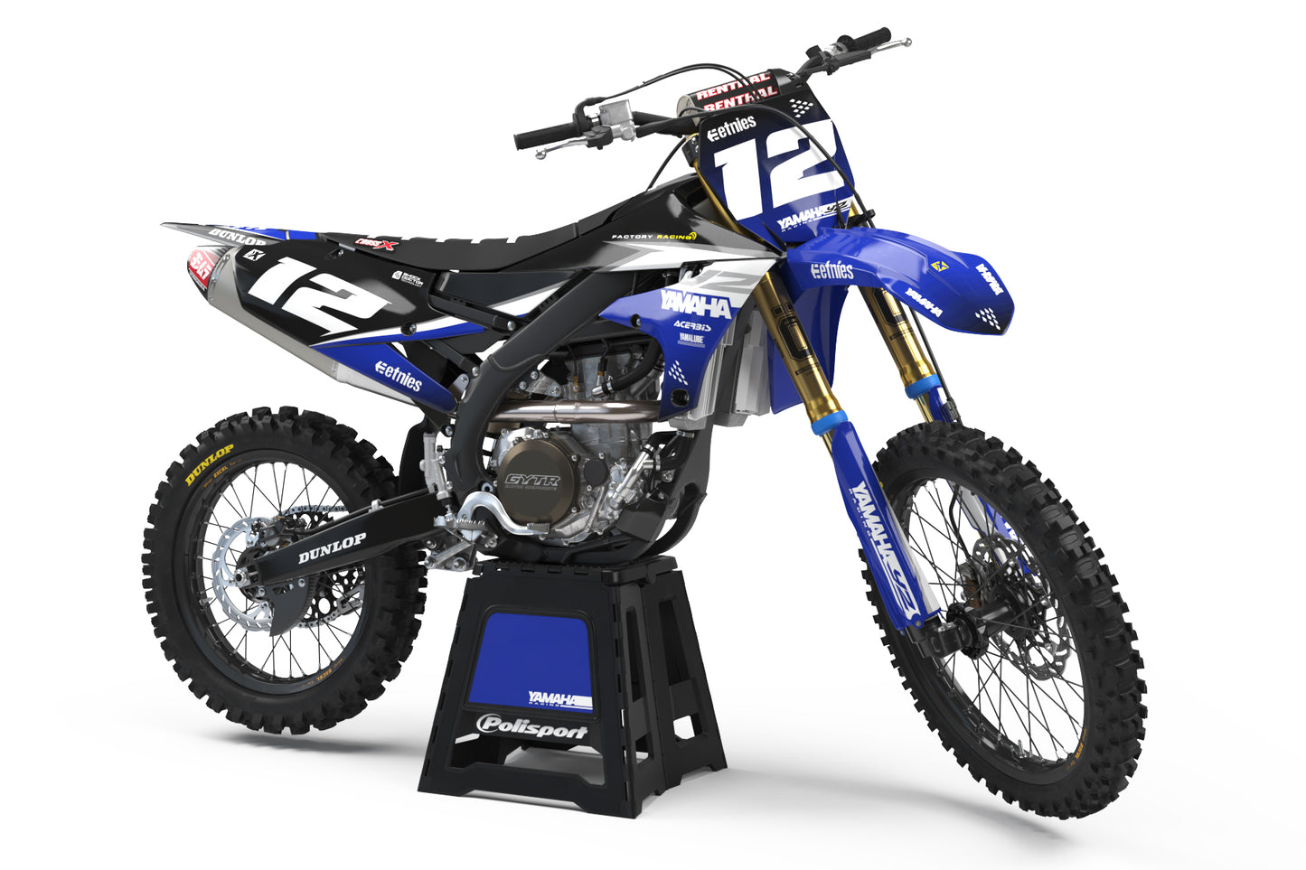 Yamaha Vendetta 2 Graphics Kit - YZ65 YZ85 YZ125 YZ250 YZF YZ250F YZ450F WR 250F 450F