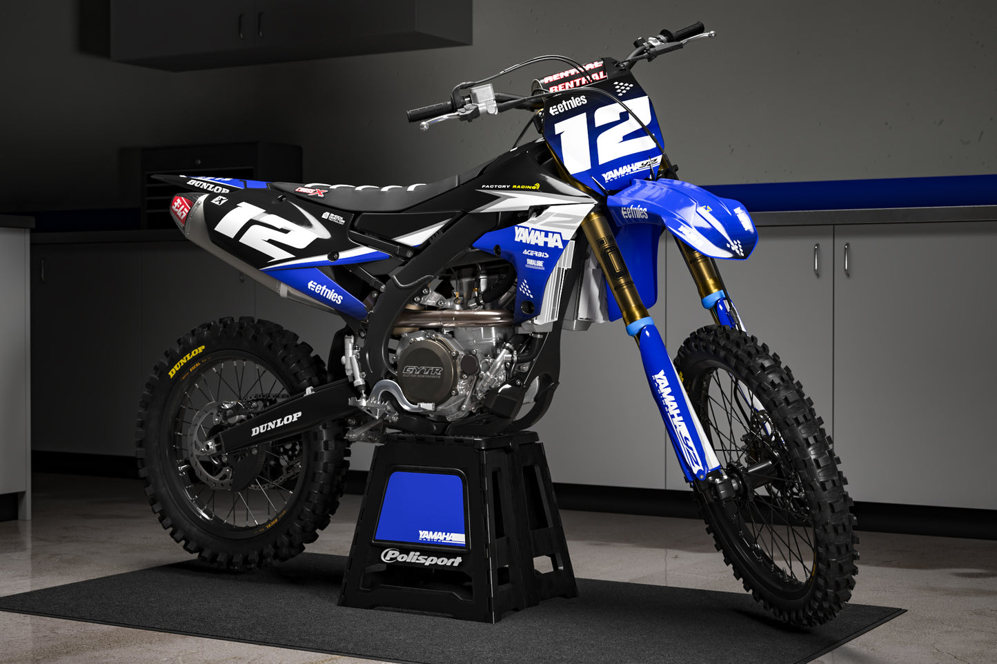 Yamaha Vendetta 2 Graphics Kit - YZ65 YZ85 YZ125 YZ250 YZF YZ250F YZ450F WR 250F 450F