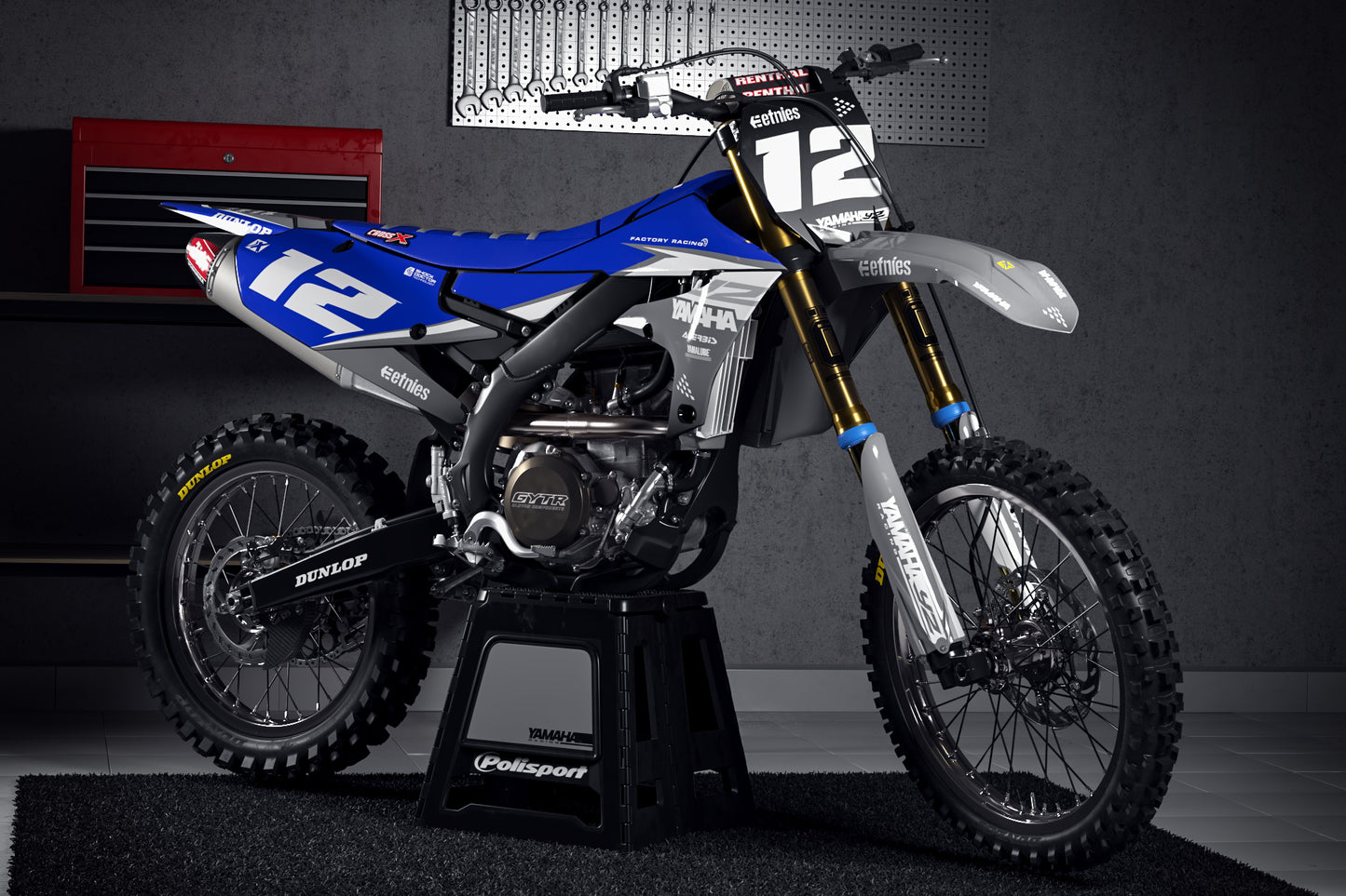 Yamaha Vendetta 1 Graphics Kit - YZ65 YZ85 YZ125 YZ250 YZF YZ250F YZ450F WR 250F 450F