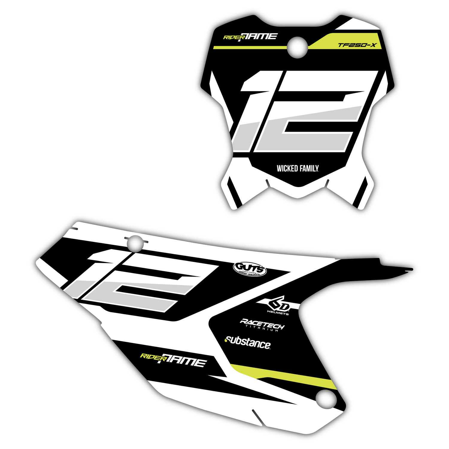 Background Graphics to Fit Triumph Dirt Bikes