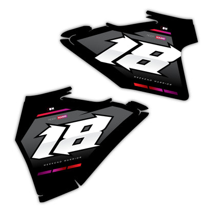 Side Number Plate Graphics Kit - Fits GasGas MC 85, MC 125, MC 250F, MC 450F, EX 250F, EX 300, EC 250, EC 300