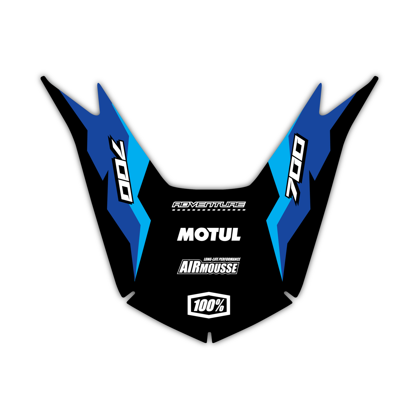 Rear Fender Graphics Kit - Fits Yamaha Tenere 700 2025 Adventure & Rally Models