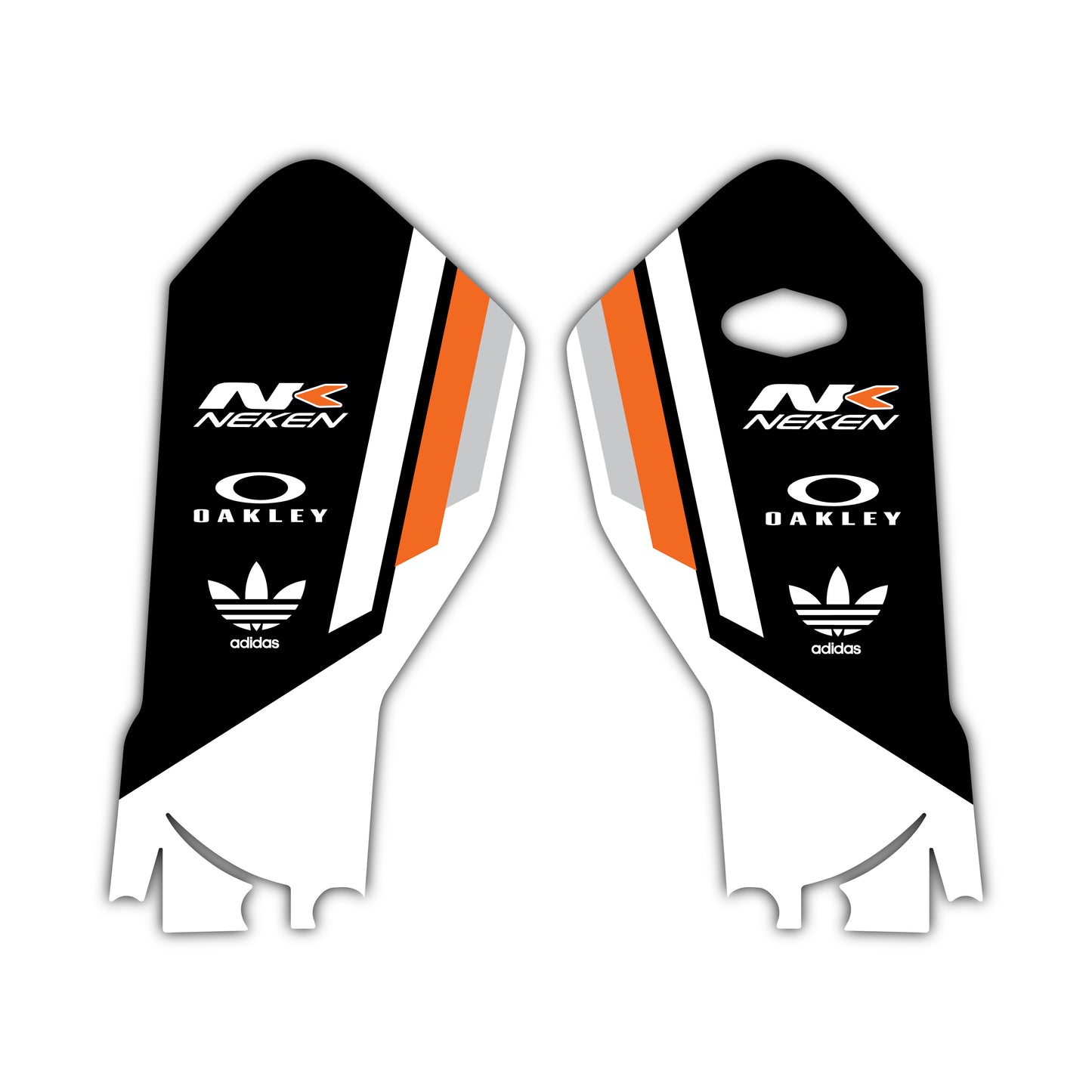 Lower Fork Guard Graphics Kit - Fits KTM SX50, SX65, SX85, 125 SX, 250 SX-F, 350 SX-F, 450 SX-F, 250 EXC-F, 300 EXC, 500 EXC-F