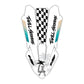 Front Fender Graphics Kit - Fits KTM SX50, SX65, SX85, 125 SX, 250 SX-F, 350 SX-F, 450 SX-F, 250 EXC-F, 300 EXC, 500 EXC-F