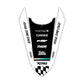Rear Fender Graphics Kit - Fits KTM SX50, SX65, SX85, 125 SX, 250 SX-F, 350 SX-F, 450 SX-F, 250 EXC-F, 300 EXC, 500 EXC-F
