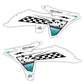 Radiator Shroud Graphics Kit - Fits KTM SX50, SX65, SX85, 125 SX, 250 SX-F, 350 SX-F, 450 SX-F, 250 EXC-F, 300 EXC, 500 EXC-F