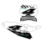 Front & Side Number Plate Graphics Kit - Fits KTM SX50, SX65, SX85, 125 SX, 250 SX-F, 350 SX-F, 450 SX-F, 250 EXC-F, 300 EXC, 500 EXC-F