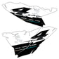 Side Number Plate Graphics Kit - Fits KTM SX50, SX65, SX85, 125 SX, 250 SX-F, 350 SX-F, 450 SX-F, 250 EXC-F, 300 EXC, 500 EXC-F