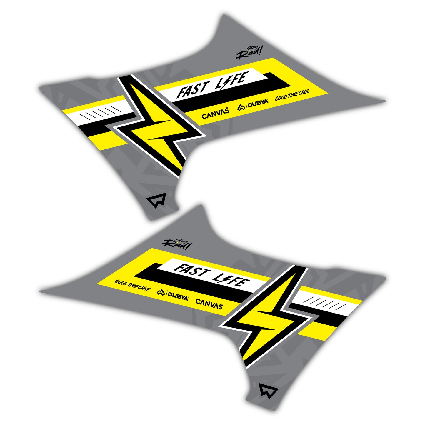 Radiator Shroud Graphics Kit - Fits Stark Future Stark VARG Electric Motocross Bike