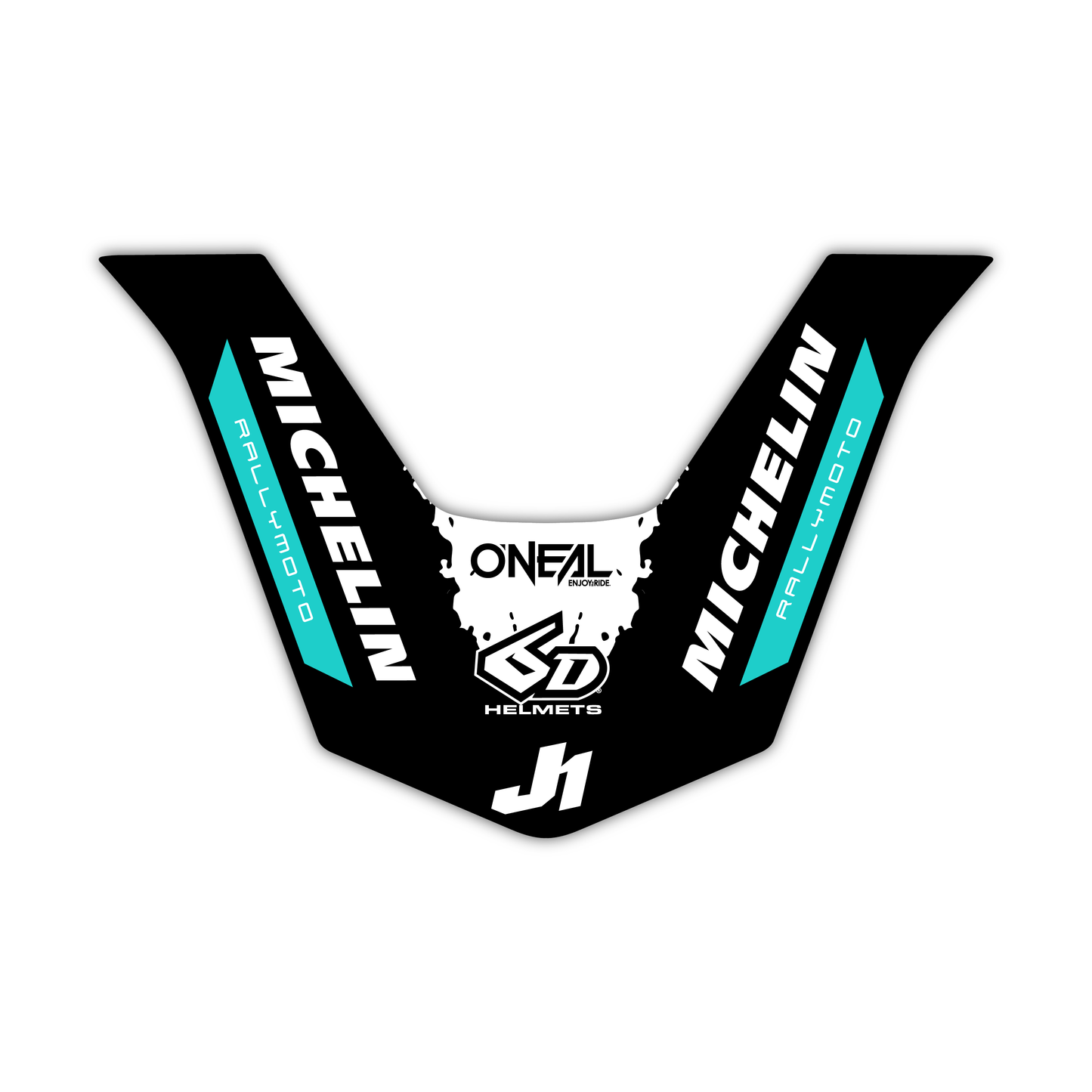 Rear Fender Mudguard Graphics Kit - Fits Yamaha Tenere 700 2019-2024