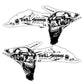 Radiator Shroud Graphics Kit - Fits KTM SX50, SX65, SX85, 125 SX, 250 SX-F, 350 SX-F, 450 SX-F, 250 EXC-F, 300 EXC, 500 EXC-F