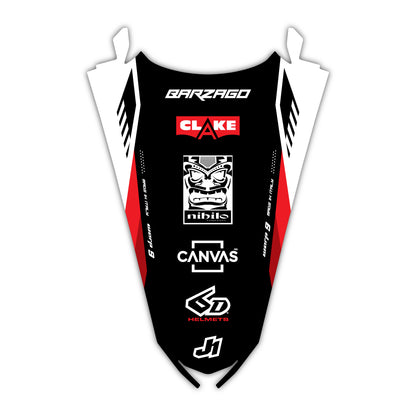 Rear Fender Graphics Kit - Fits Fantic XX125, XX250, XXF250, XXF450, XE125, XEF250, XEF450