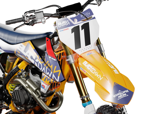 KTM Black Dawn Graphics Kit - SX50 SX65 SX85 SX SXF EXC XC EXCF Six Days 125+