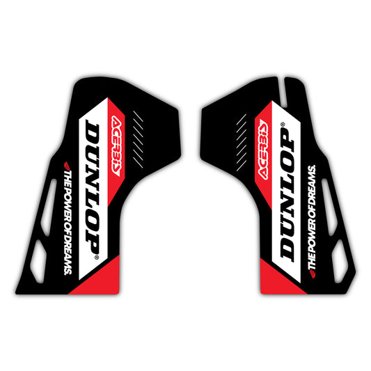 Burketown Honda CRF 250 300 450 R RX RXW L Enduro Lower Fork Guard Bolt-On Plastic & Graphics Kit