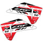 Radiator Shroud Graphics Kit - Fits Honda CRF250R, CRF450R, CRF450RX, CR125, CR250
