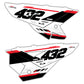 Side Number Plate Graphics Kit - Fits Honda CRF250R, CRF450R, CRF450RX, CR125, CR250