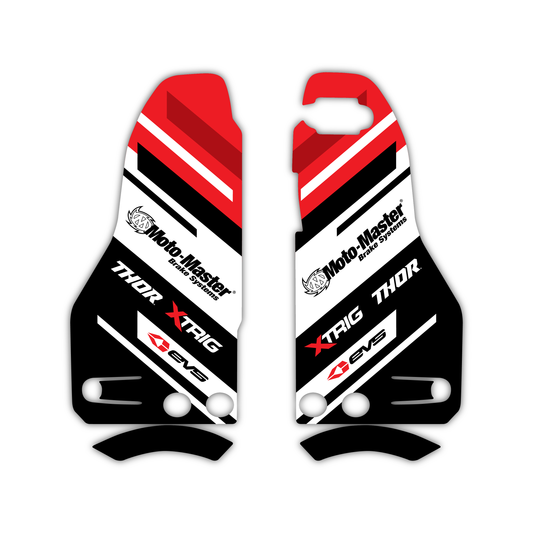 Lower Fork Guard Graphics Kit - Fits Ducati Hypermotard 689 Mono