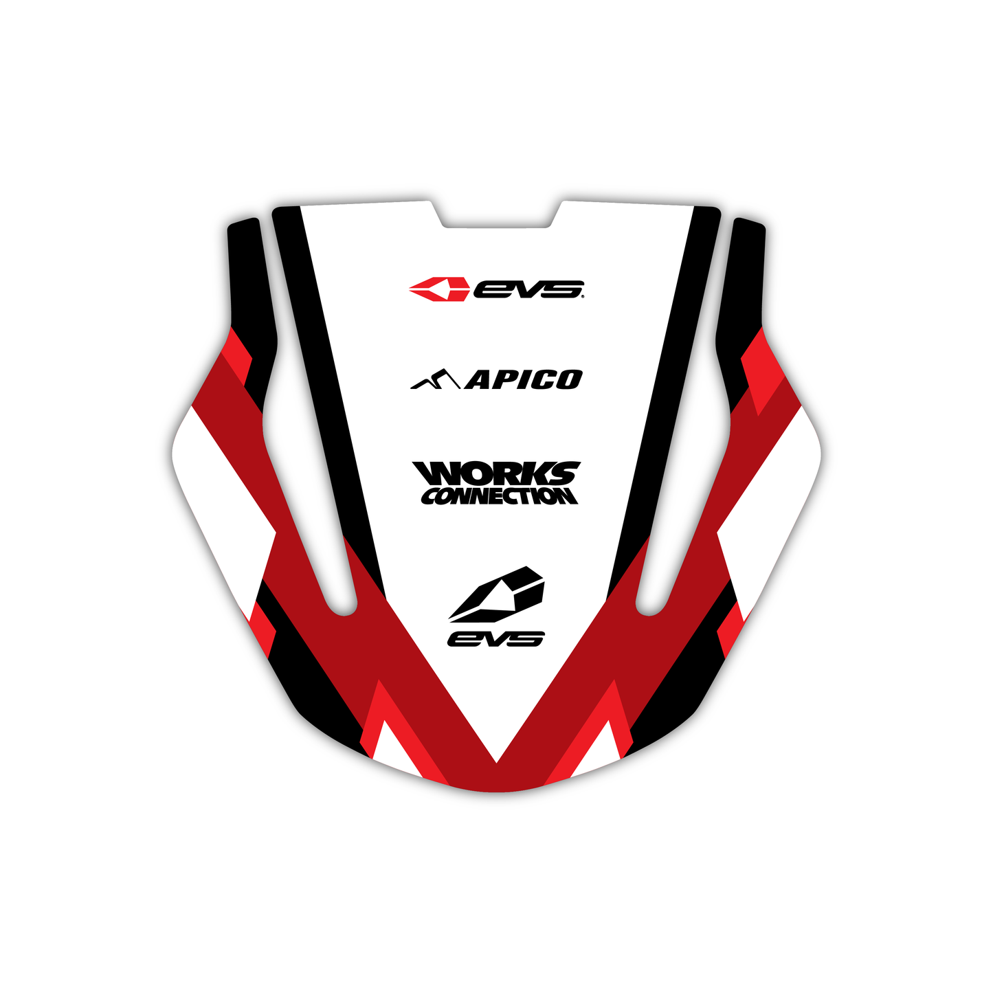 Read Fender Mudguard (includes lower rear fender) Graphics Kit - Fits Ducati Hypermotard 689 Mono