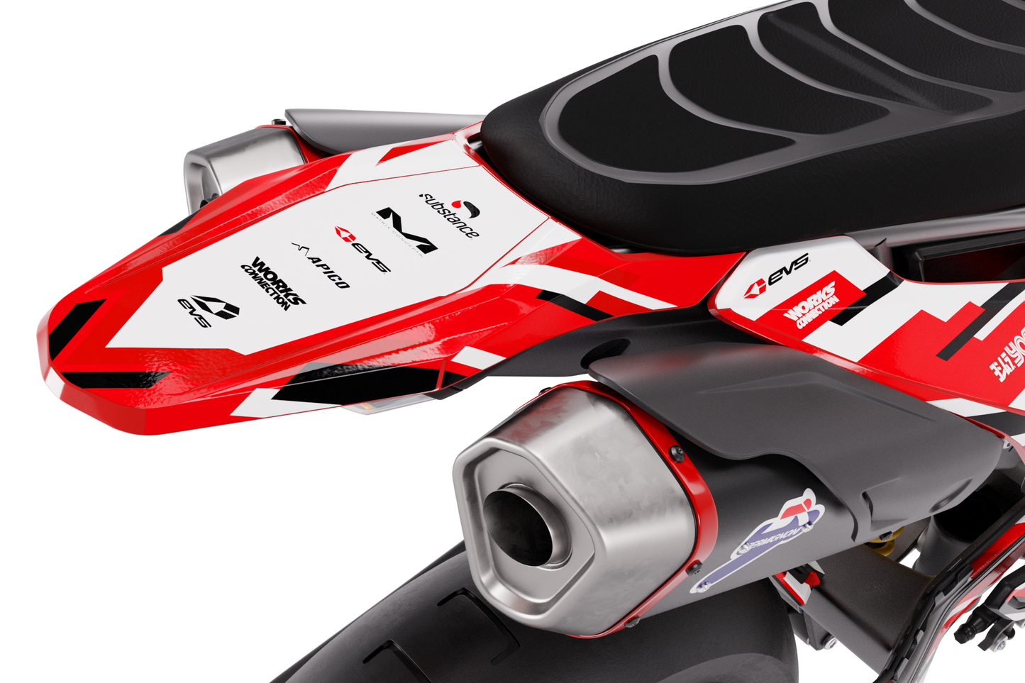 Ducati Hypermotard 689 Mono Cagliari Graphics Kit