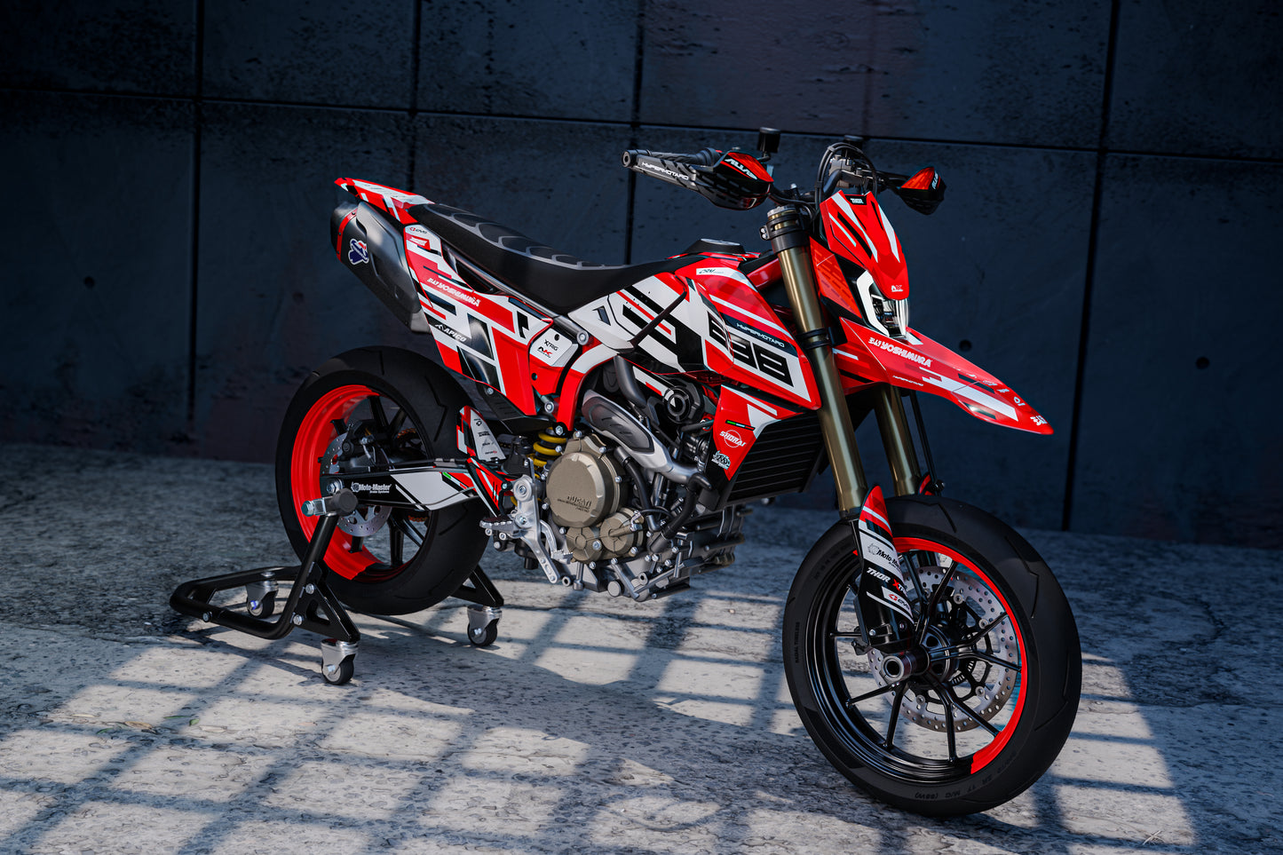 Ducati Hypermotard 689 Mono Cagliari Graphics Kit