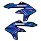 Radiator Shroud Graphics Kit - Fits Yamaha YZ125, YZ250, YZ250F, YZ450F, WR250F, WR450F