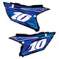Side Number Plate Graphics Kit - Fits Yamaha YZ125, YZ250, YZ250F, YZ450F, WR250F, WR450F