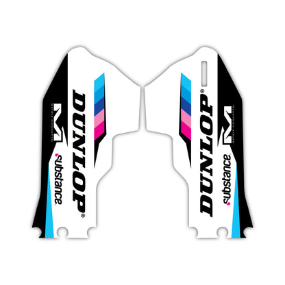 Lower Fork Guard Graphics Kit - Fits Yamaha YZ125, YZ250, YZ250F, YZ450F, WR250F, WR450F