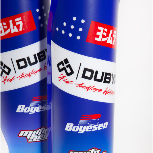 UFO Yamaha Fork Guard Plastics with Matt Graphics Fitted YZF 250 2024 - 2025 YZF 450 2023 - 25, Blue