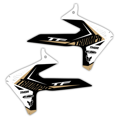 Radiator Shroud Graphics Kit - Fits Triumph TF 250-X, TF 450-X