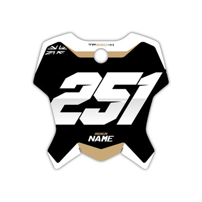 Front Number Plate Graphics Kit - Fits Triumph TF 250-X, TF 450-X