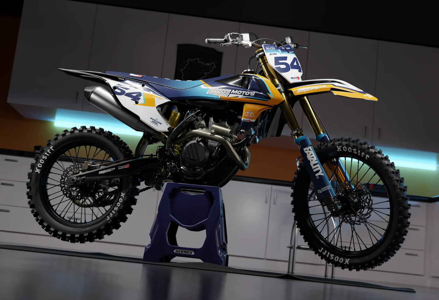 KTM Cross Graphics Kit - SX50 SX65 SX85 SX SXF EXC XC EXCF Six Days 125