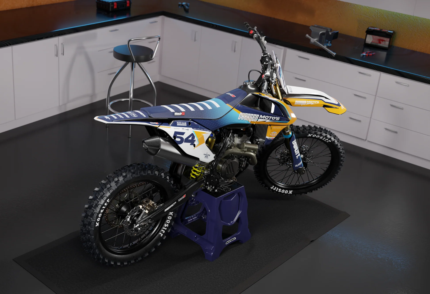 KTM Cross Graphics Kit - SX50 SX65 SX85 SX SXF EXC XC EXCF Six Days 125