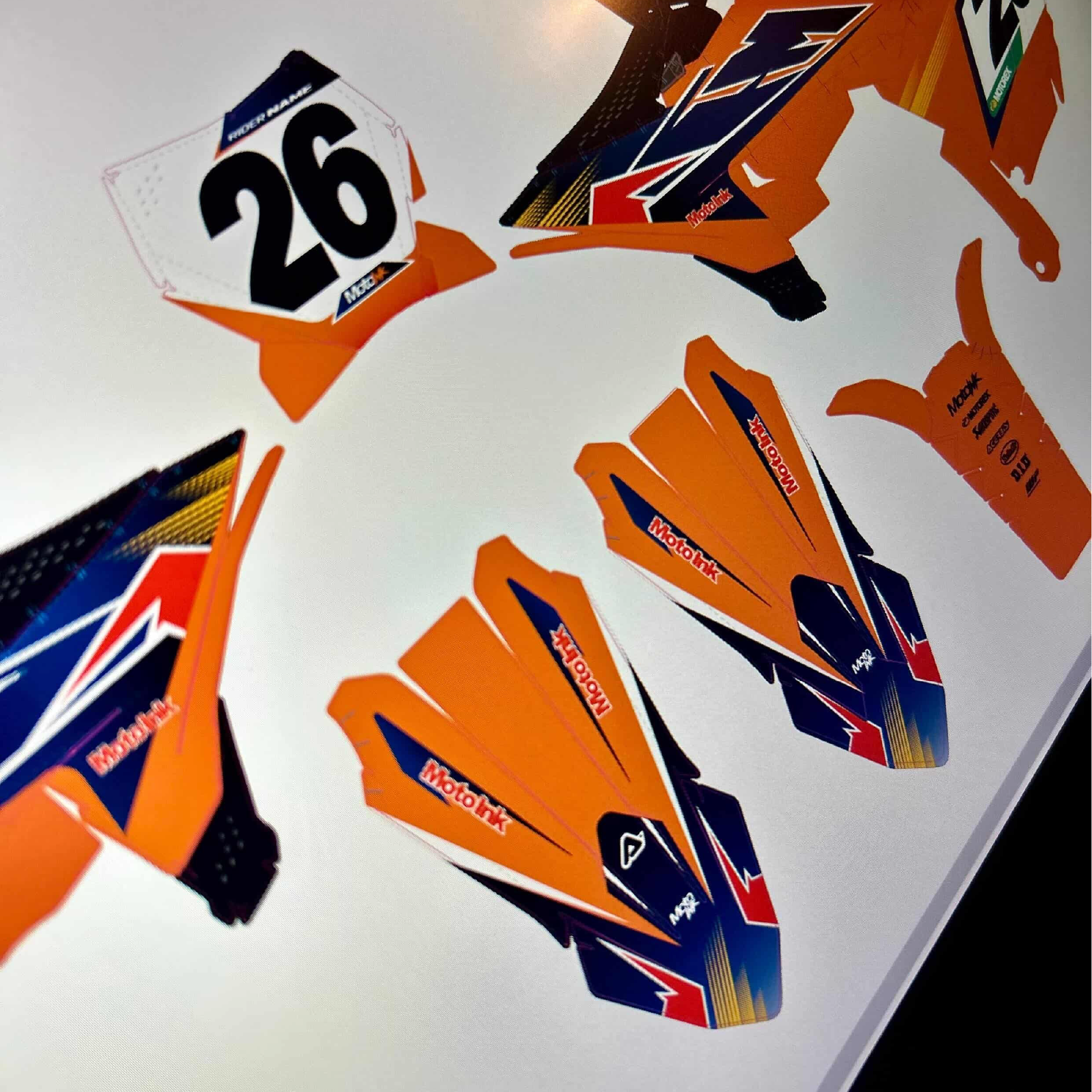 Custom Designed MX Graphics Kit – MotoInk