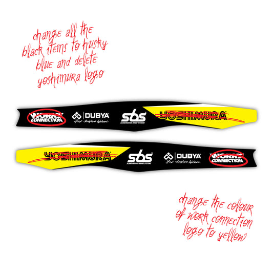 Customised Swingarm Graphics