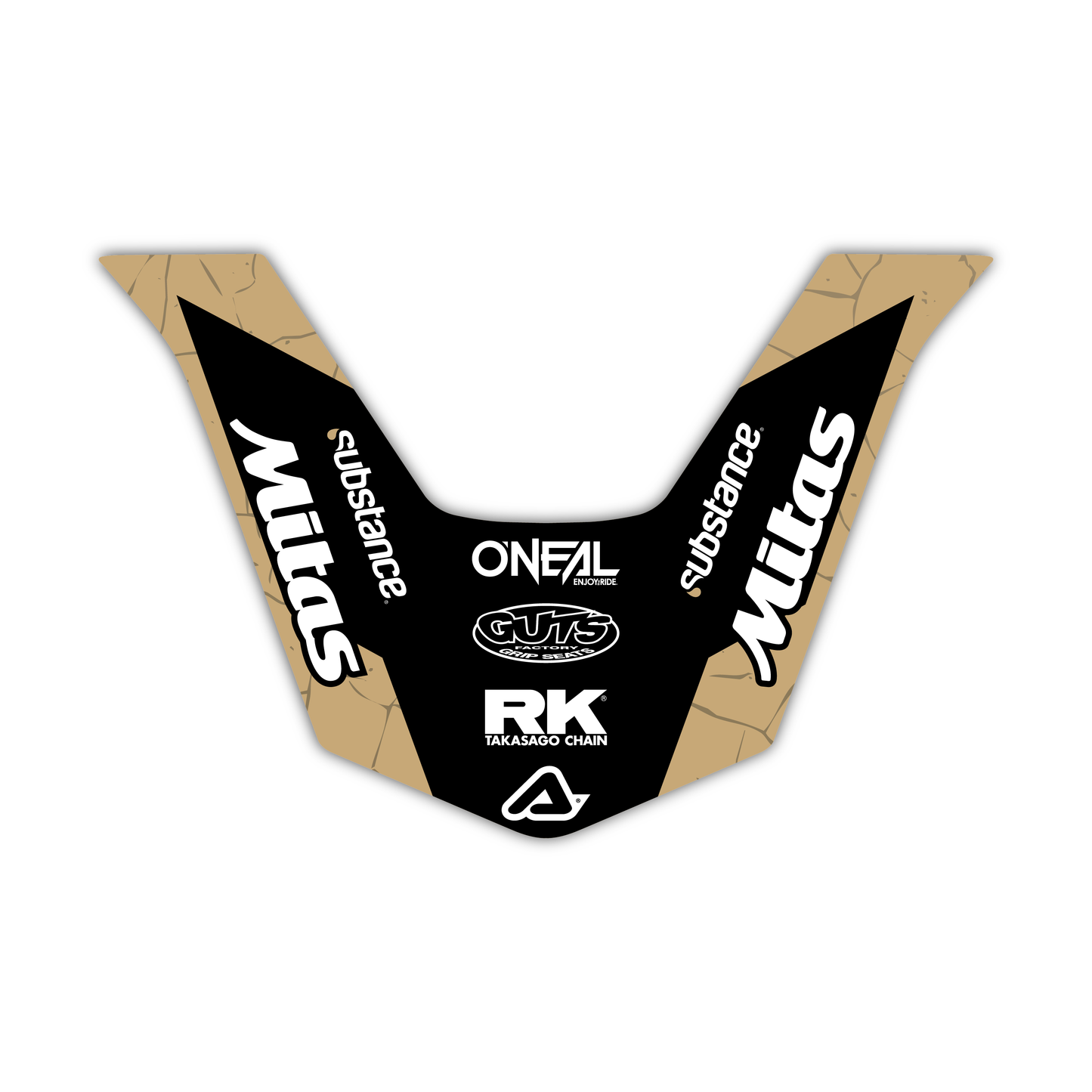 Rear Fender Mudguard Graphics Kit - Fits Yamaha Tenere 700 2019-2024