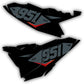 Side Number Plate Graphics Kit - Fits KTM SX50, SX65, SX85, 125 SX, 250 SX-F, 350 SX-F, 450 SX-F, 250 EXC-F, 300 EXC, 500 EXC-F