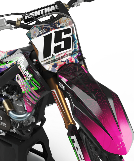 Kawasaki Dreams Graphics Kit -  KX65 KX85 KLX110 KX125 KX250 KX250F KX450F