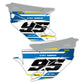Side Number Plate Graphics Kit - Fits Husqvarna TC 85, TC 125, FC 250, FC 350, FC 450, TE 300, FE 250, FE 350, FE 501