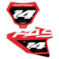 Front & Side Number Plate Graphics Kit - Fits GasGas MC 85, MC 125, MC 250F, MC 450F, EX 250F, EX 300, EC 250, EC 300