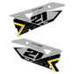 Side Number Plate Graphics Kit - Fits Suzuki RM85, RM125, RM250, RM-Z250, RM-Z450
