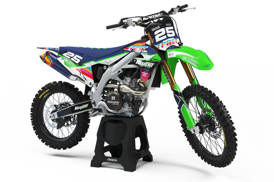 Kawasaki Fastaf Graphics Kit -  KX65 KX85 KLX110 KX125 KX250 KX250F KX450F