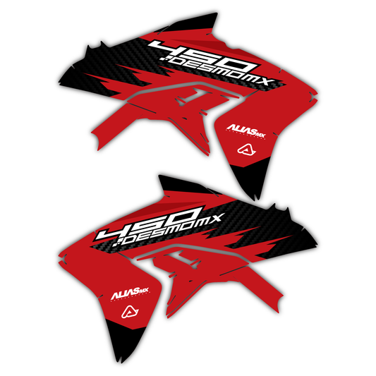 Radiator Shroud Graphics Kit - Fits Ducati Desmo 250 MX 450 MX