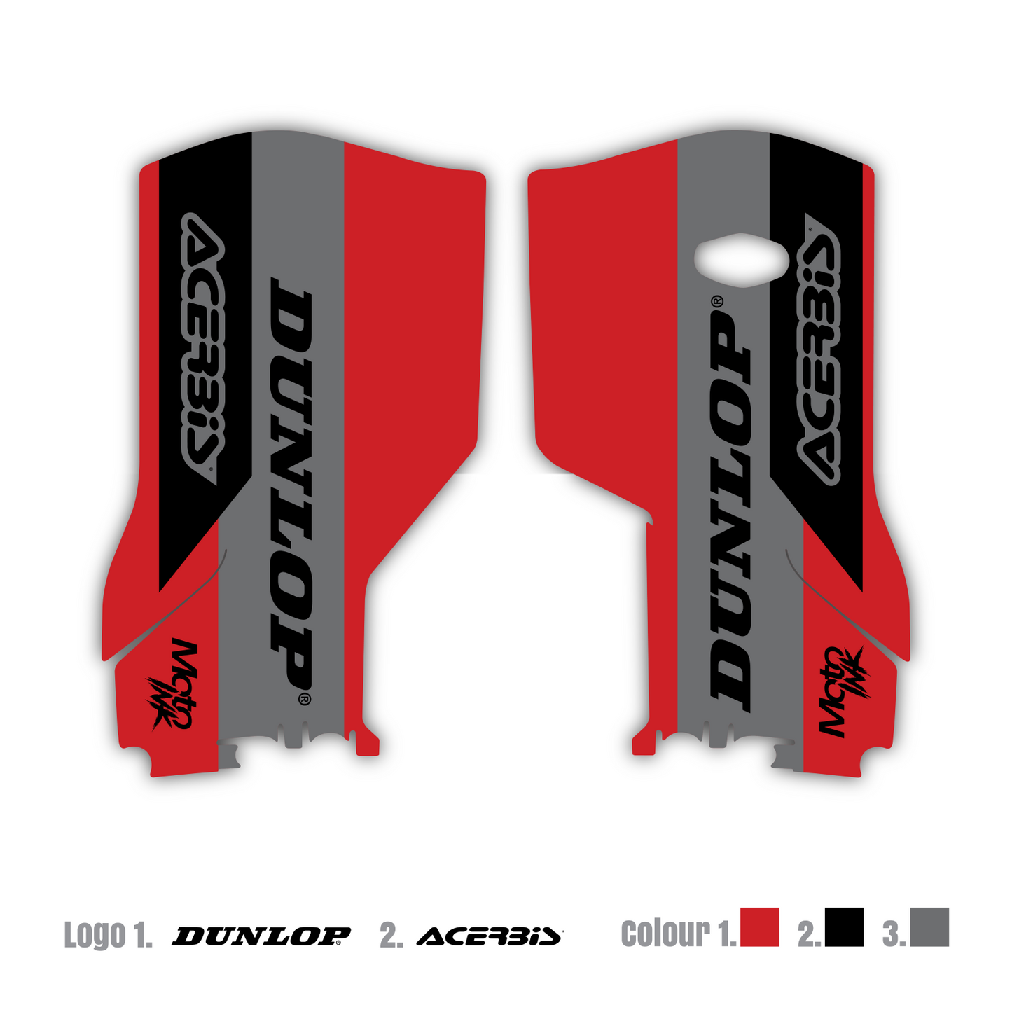 Custom Fork Guard Graphics – MotoInk Signature Edition