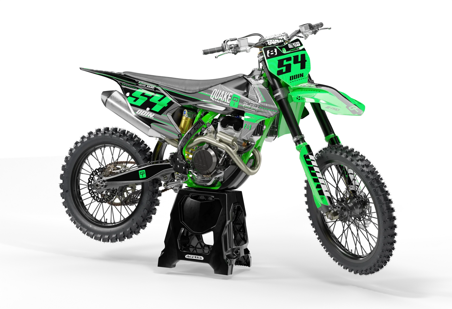 KTM Green Stuff Graphics Kit - SX50 SX65 SX85 SX SXF EXC XC EXCF Six Days 125+