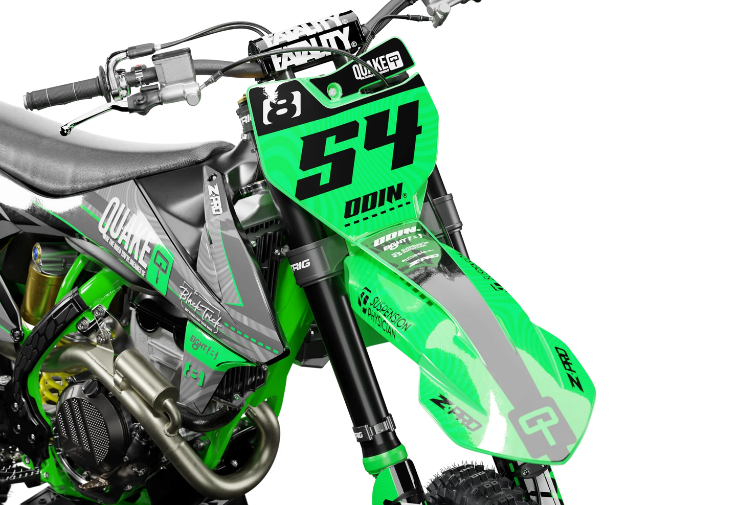 KTM Green Stuff Graphics Kit - SX50 SX65 SX85 SX SXF EXC XC EXCF Six Days 125+