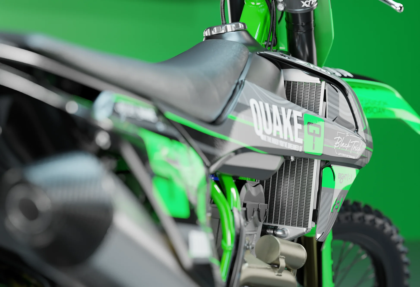 KTM Green Stuff Graphics Kit - SX50 SX65 SX85 SX SXF EXC XC EXCF Six Days 125+