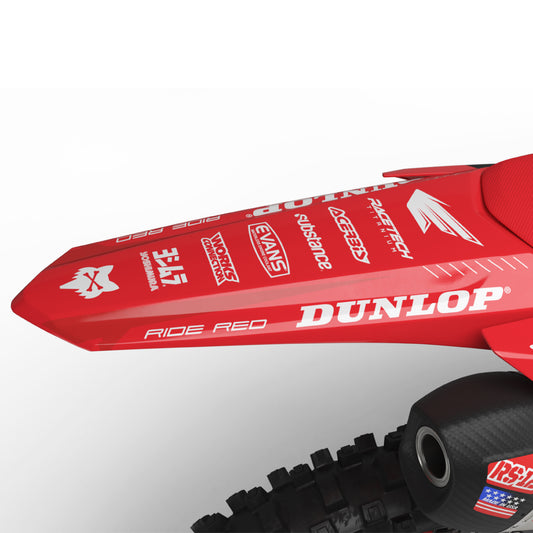 Hamamatsu Honda CRF 250 300 450 R RX RXW L Enduro Rear Mudguard Fender Bolt-On Plastic & Graphics Kit