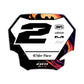 Front Number Plate Graphics Kit - Fits Yamaha YZ125, YZ250, YZ250F, YZ450F, WR250F, WR450F