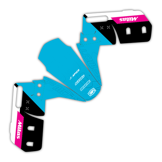 Lower Fork Guard & Lower Front Fender Mudguard Graphics Kit - Fits CF Moto 450 MT 2024-2025